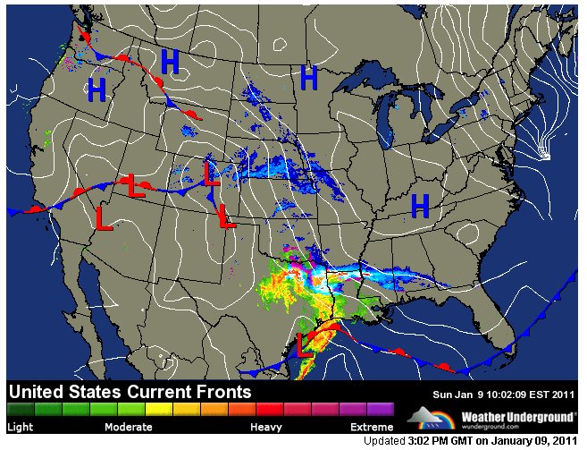 WeatherMap20110109 Watch out Northeast!!